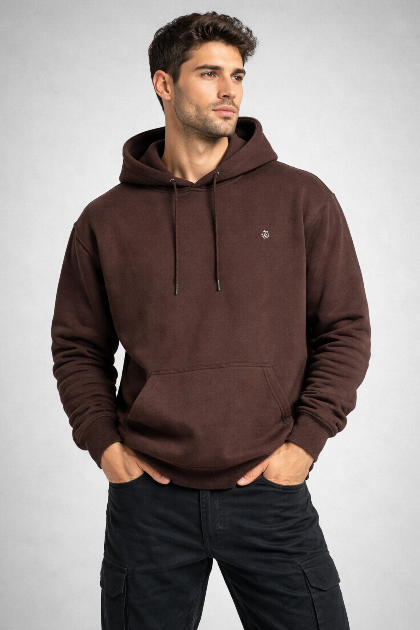humanity vision back print oversized hoodie