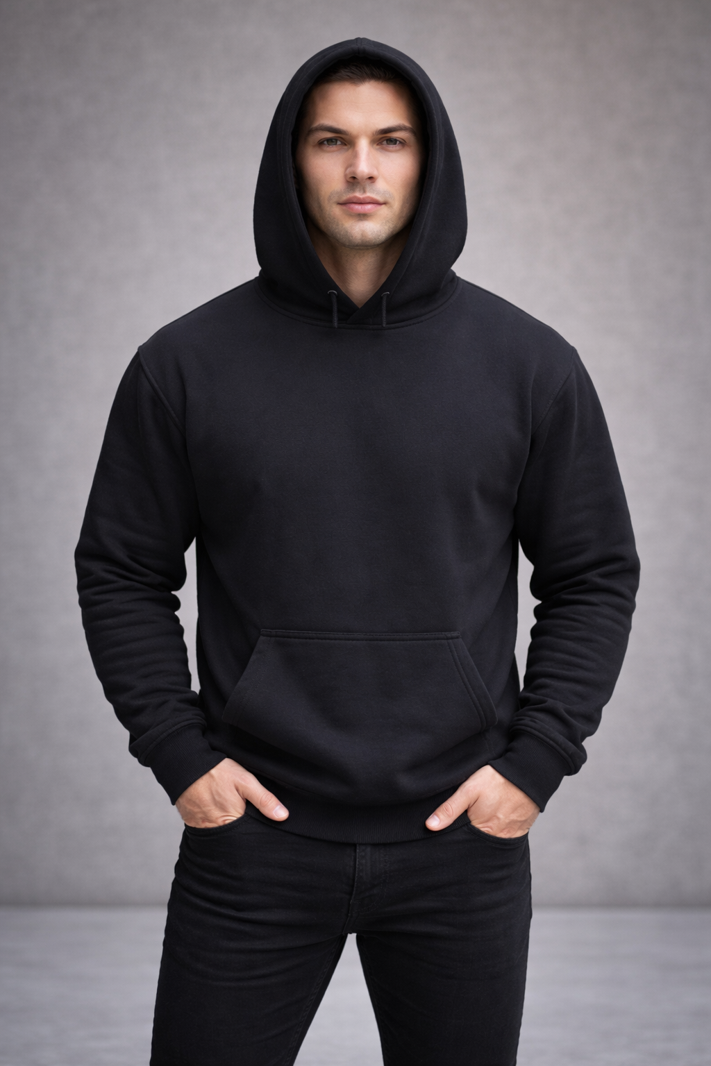 Divine Eagle Back Print Oversized Hoodie