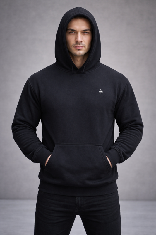 Divine Eagle Back Print Oversized Hoodie