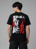 Titan Awakening Oversized T-Shirt | Black Anime Graphic Tee