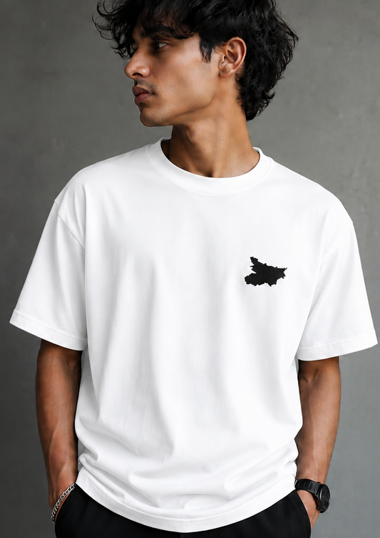 Nalanda Mindset Oversized Black T-Shirt | Premium Bihar Streetwear