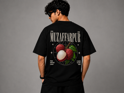 Muzaffarpur Litchi Heritage | Premium Oversized T-Shirt