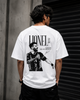The Divine GOAT Football Graphic Oversized T-Shirt | White Premium Cotton Streetwear Tee