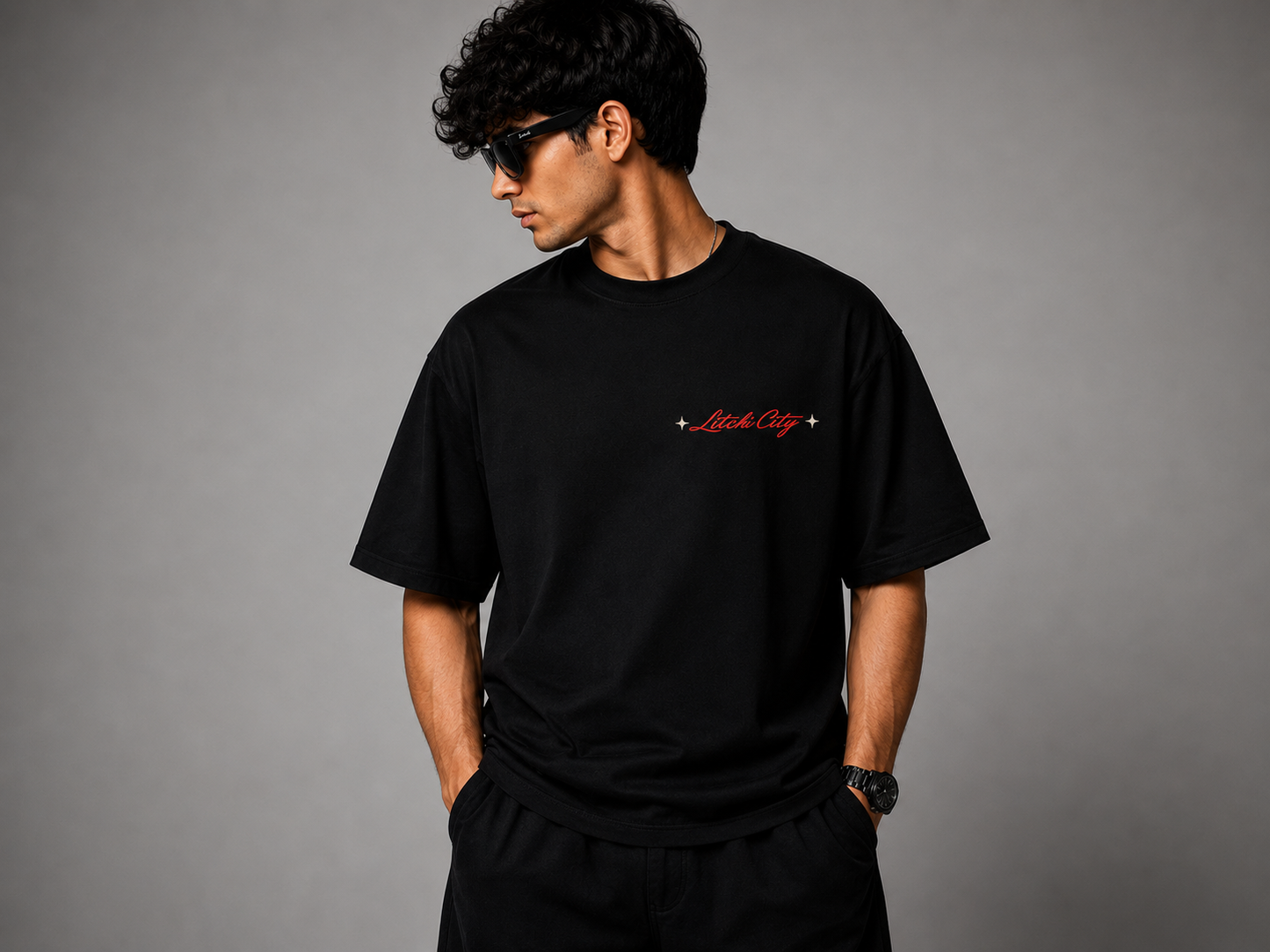 muzaffarpur litchi heritage | premium oversized t-shirt