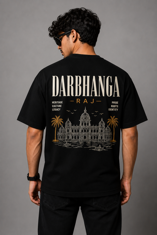 Darbhanga Raj Heritage | Premium Oversized T-Shirt