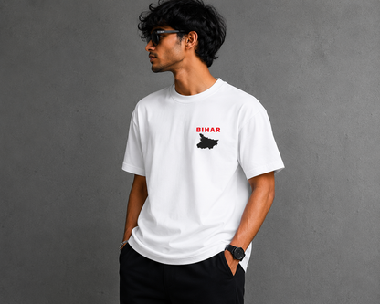Nalanda Mindset Oversized Black T-Shirt | Premium Bihar Streetwear