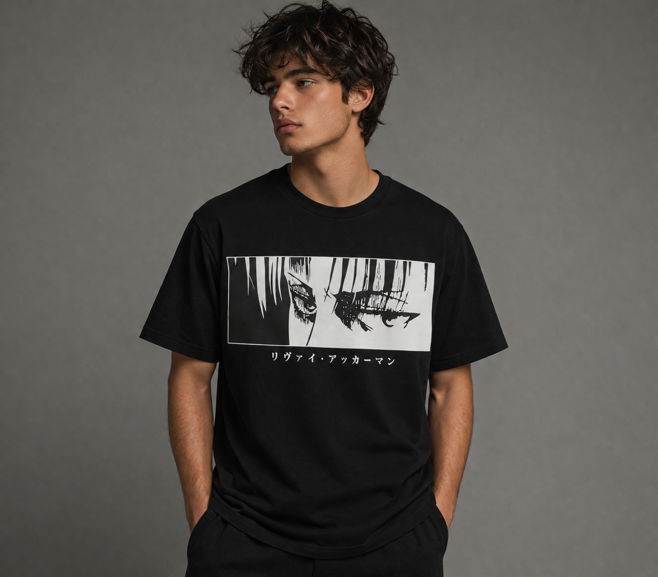pirate adventure oversized t-shirt | black anime graphic tee
