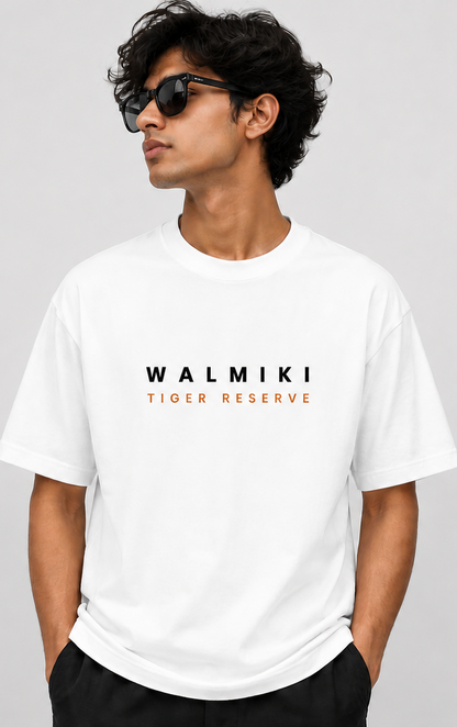 Valmiki Tiger Reserve Oversized T-Shirt | Bihar Wildlife Edition | Premium Graphic Cotton Tee