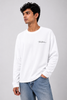 The Divine Waffle Oversized Full Sleeve T-Shirt – White