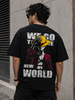 Pirate Adventure Oversized T-Shirt | Black Anime Graphic Tee