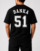 Banka 51 Oversized Back Print T-Shirt | Unisex Streetwear | Premium Cotton | Black
