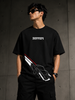 Ferrari Minimal Graphic Oversized T-Shirt | Black Premium Cotton Tee