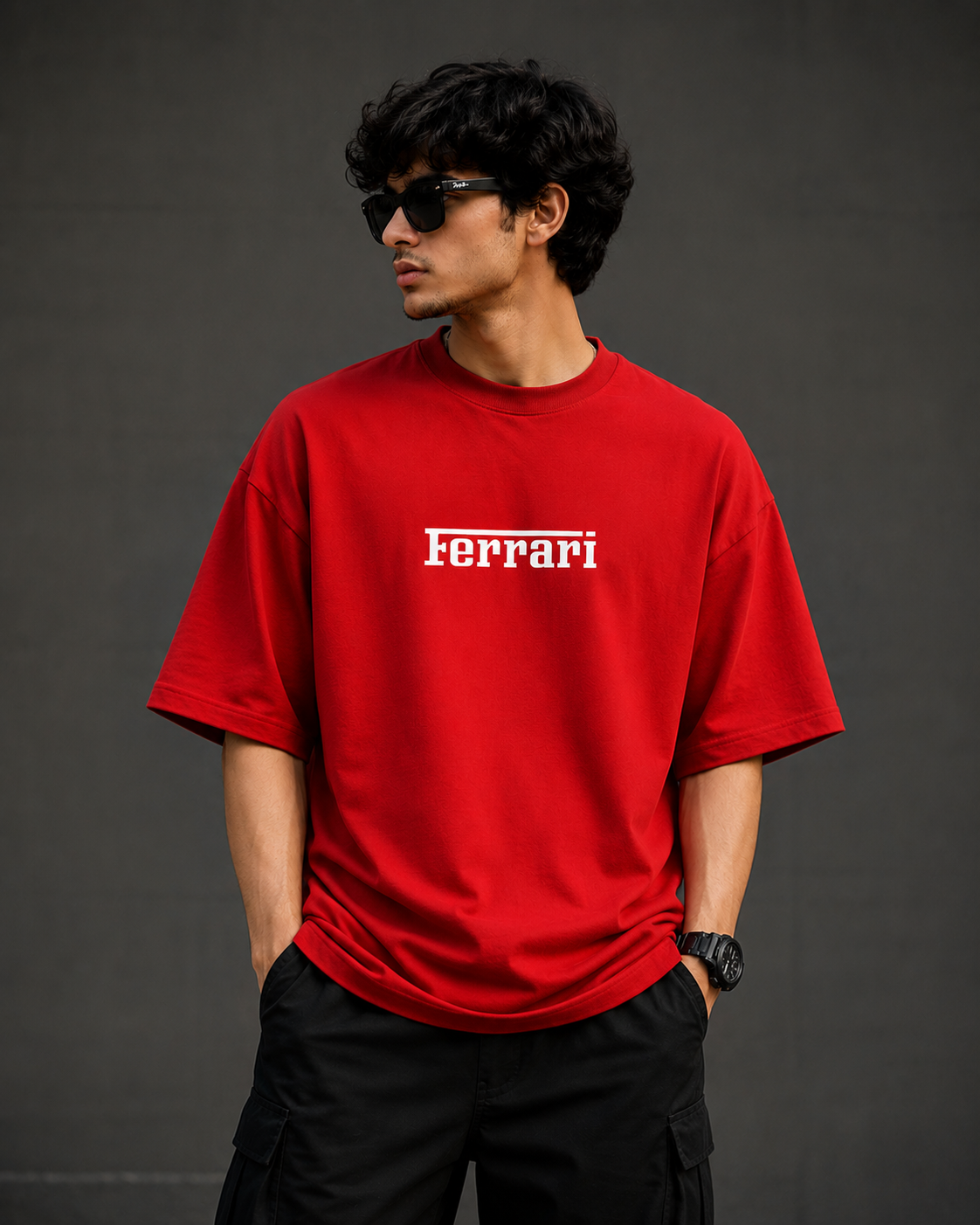 fast lane f1 racing t-shirt | red motorsport graphic tee