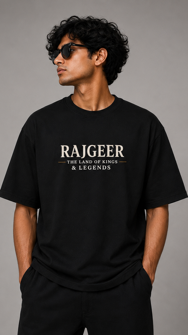 rajgir bihar oversized t-shirt | ancient roots. limitless vibes. | premium graphic tee