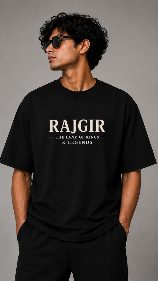 Rajgir Bihar Oversized T-Shirt | Ancient Roots. Limitless Vibes. | Premium Graphic Tee