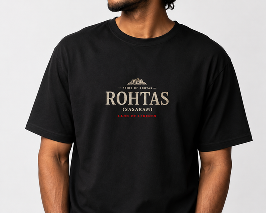 Rohtas Sasaram Oversized T-Shirt | Heritage Streetwear | Premium Cotton Graphic Tee